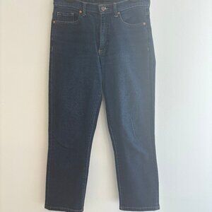 Banana Republic Mid-Rise Straight Dark Wash Jean